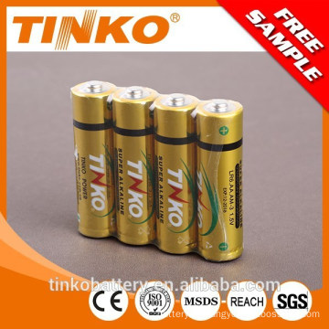 with card or shrink packing alkaline 1.5V battery LR03